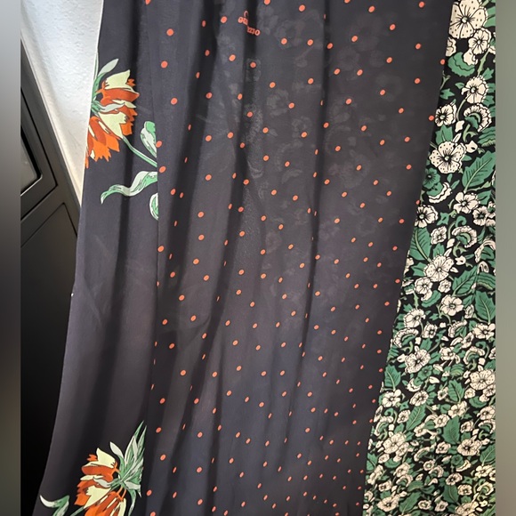 Long patchwork dress Ottod’ame made in Italy size 4 viscose - Picture 3 of 7